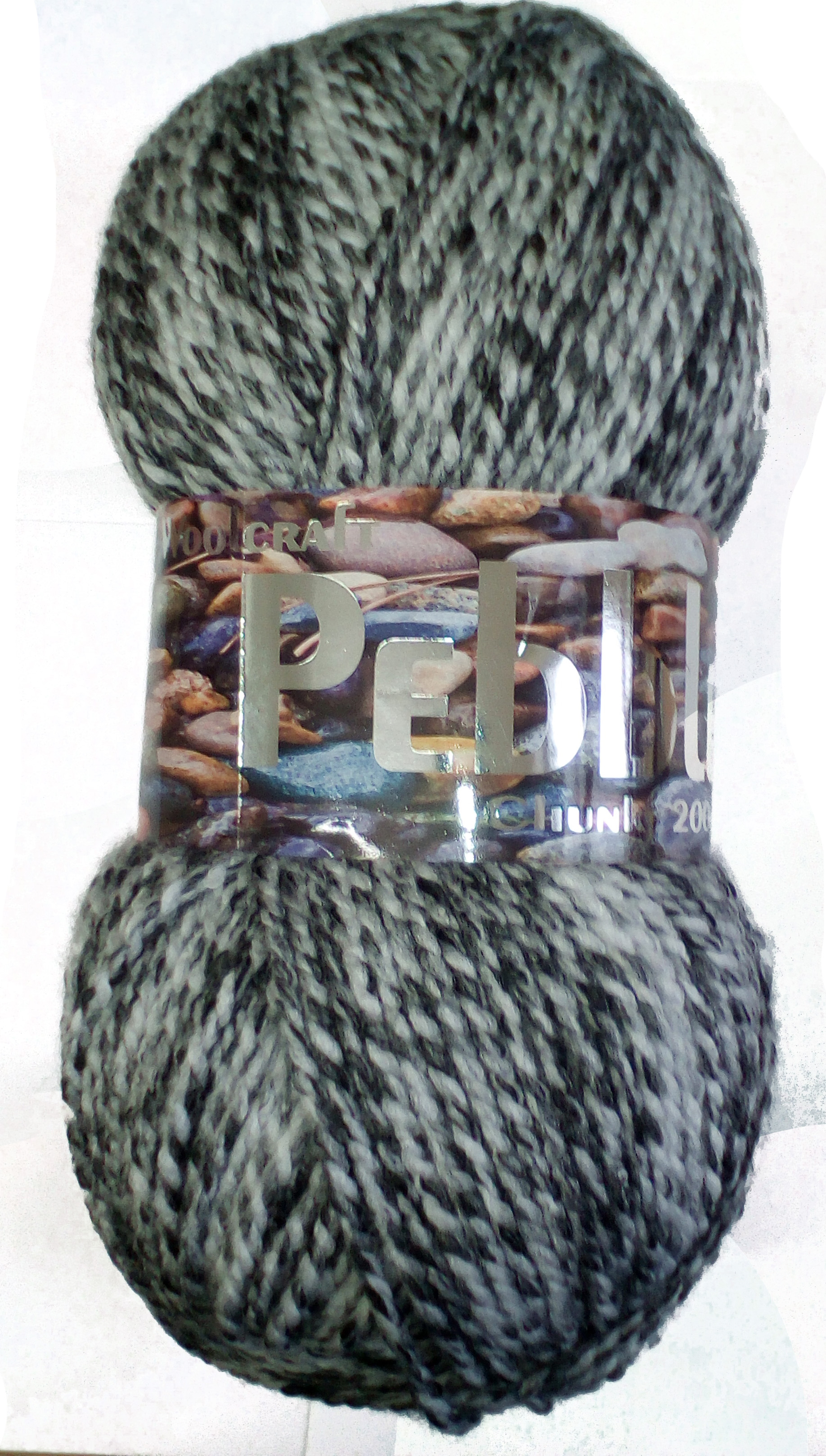 Pebble Chunky Yarn 5 x 200g Balls Seal 8033